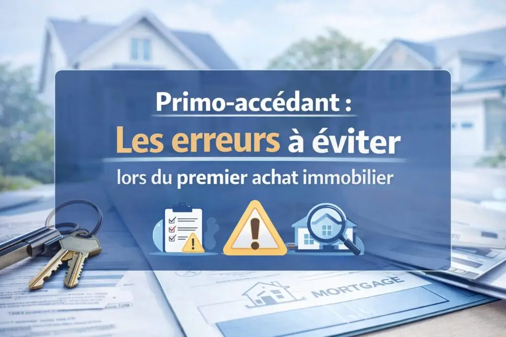 Primo-accédant : les erreurs à éviter lors du premier achat immobilier - Courtage et vous