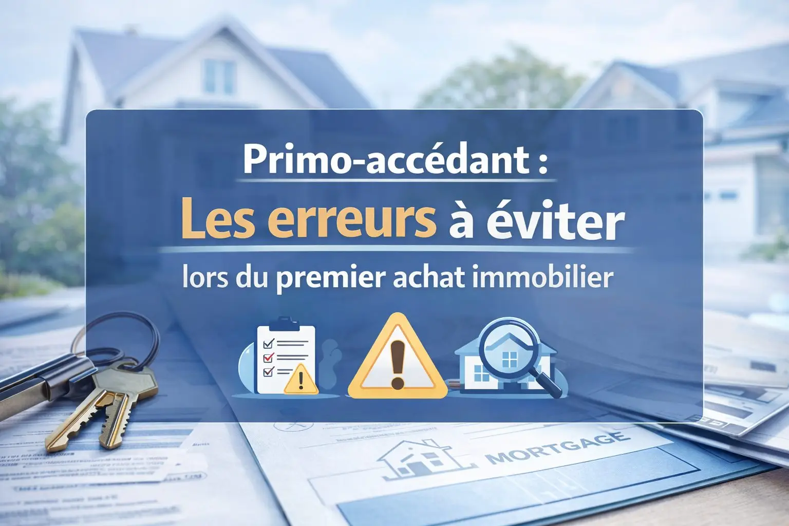 Primo-accédant : les erreurs à éviter lors du premier achat immobilier - Courtage et vous