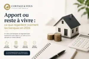 Apport ou reste à vivre : ce que regardent vraiment les banques en 2026 pour accorder un crédit immobilier - Courtage & Vous