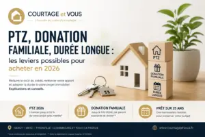 PTZ, donation familiale et prêt sur 25 ans : trois leviers pour acheter en 2026
