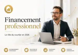 Courtier en financement professionnel accompagnant un entrepreneur pour préparer un dossier de prêt en 2026