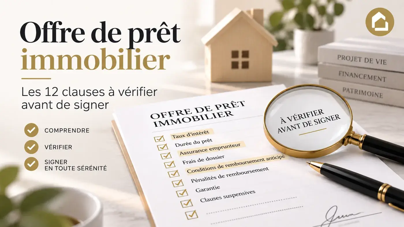 Offre de prêt immobilier – 12 clauses à vérifier avant de signer