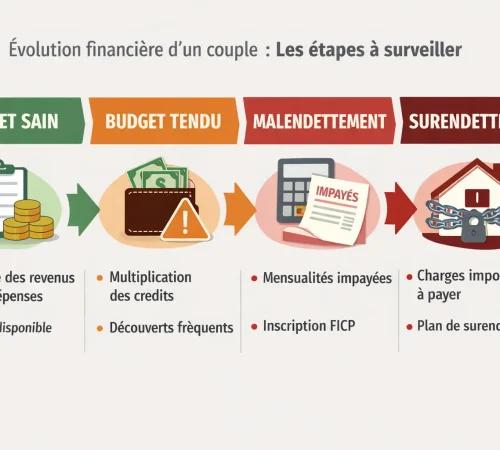 Évolution financière d'un couple - Courtage & Vous