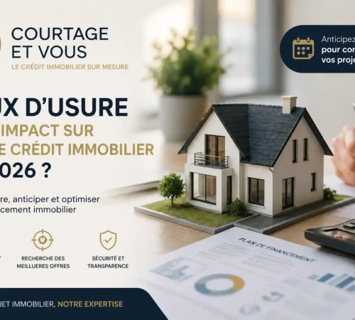 Crédit immobilier 2026 : le taux d’usure bloque-t-il vraiment les dossiers ? - Courtage & Vous